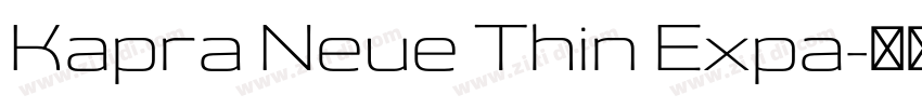 Kapra Neue Thin Expa字体转换
